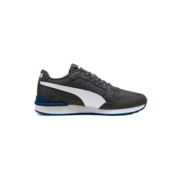 Imagem de Tênis Puma ST Runner V4 Cinza/ Azul-Masculino