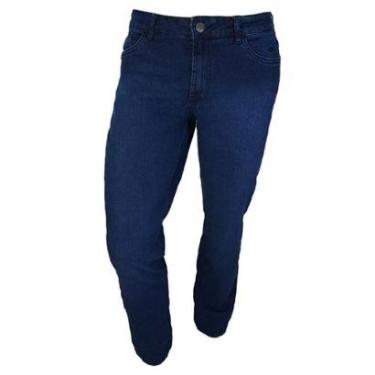 Imagem de Calça Jeans Masculina Docthos Relaxed Fit Azul - 4301-Masculino