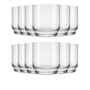Imagem de Kit com 12 Copo Rocks Lights 290ml Nadir Figueiredo Agua Suco