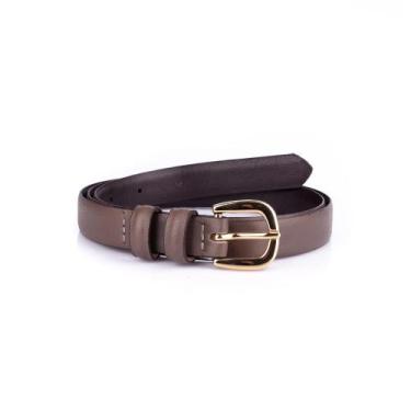 Imagem de Cinto de couro Vicky chocolate - 85 - Feminino - Andrea Vinci, Chocola