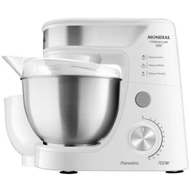 Imagem de Batedeira Planetaria Mondial Premium Inox BP-02P-W-Ti - 700W - 4.5L - 