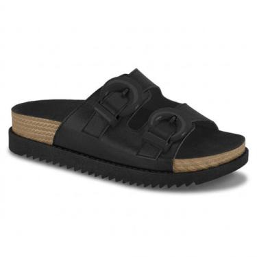 Imagem de Sandália Feminina Moleca Tiras Fivela Tratorada Original Confortável -