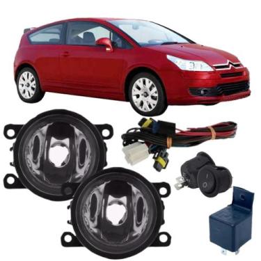 Imagem de Kit Farol Auxiliar Milha CITROEN C4 VTR 2007 ate 2013 - BIBAS