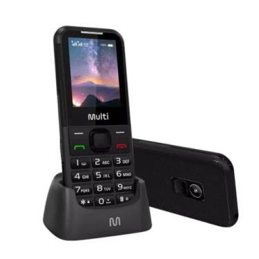 Imagem de Celular Multi Vita 4G Com Base Carregadora e Botão SOS Emergência - MU