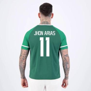 Imagem de Camisa Palmeiras Verdão Escudo Verde 11 Jhon Arias - Betel, G