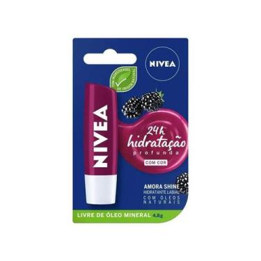 Imagem de PROTETOR LABIAL NIVEA AMORA SHINE COM COR 4,8GR - Hidratação e Brilho