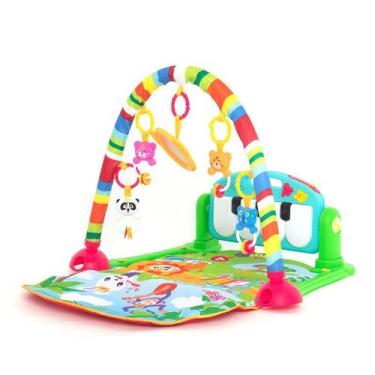Imagem de Tapete De Atividades Para Bebe Piano Musical Azul Dican, Dican-6997