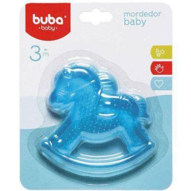 Imagem de Mordedor Baby Cavalinho Sortido Vermelho e Azul Buba