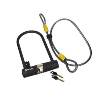 Imagem de Cadeado de Segurança U-Lock Universal Para Motos Bicicletas - Império 