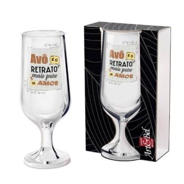 Imagem de Taça 300ml Avô Retrato + Caixa Presente 2094 - Art&bel