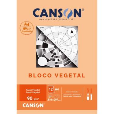 Imagem de Bloco Vegetal Técnico 50 folhas A4 90gr Canson