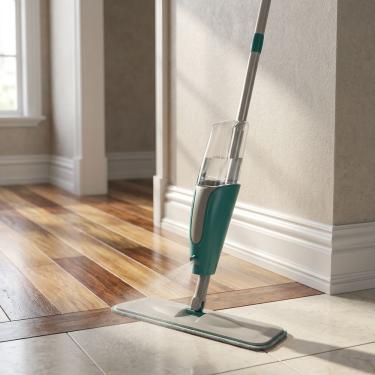 Imagem de Mop Spray MOP7800 Limpa e Seca Microfibra Dispenser 400ML Uso Interno Verde Flash Limp