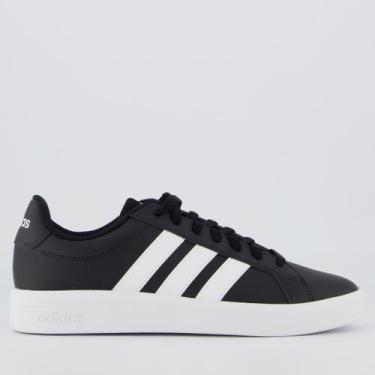 Imagem de Tênis Adidas Grand Court Base 3 0 Feminino Preto, 40