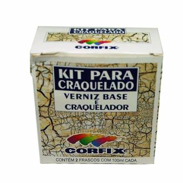 Imagem de Kit para Craquelado Corfix 100ml - TINTAS CORFIX