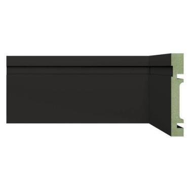 Imagem de Rodapé MDF Frisado 10CMX2,40m 1002 Moldufama Kit 96m