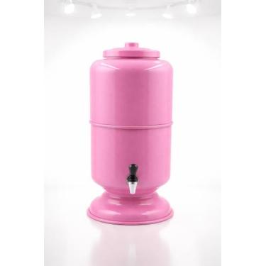 Imagem de Filtro de água em alumínio 5 litros Rosa - Alumínio Vulcão