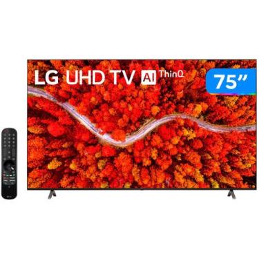 Imagem de Smart TV 75 Ultra HD 4K LED LG 75UP8050 - 60Hz Wi-Fi e Bluetooth Alexa