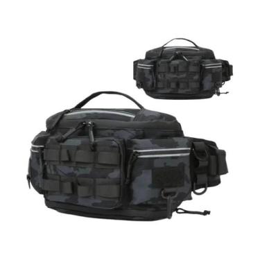 Imagem de Bolsa De Cintura Masculina Para Esportes Ao Ar Livre, Bolsa Molle Com 