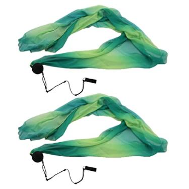 Imagem de shamjina 2 Peças de Véu de Dança Do Ventre Suave E, de Arremesso para, Acessórios de Desempenho, 5