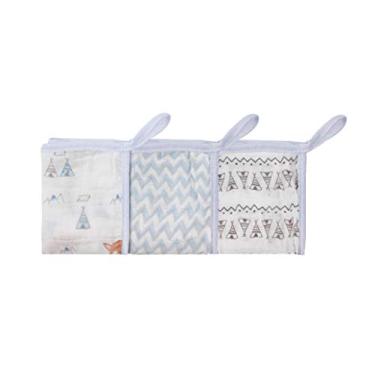 Imagem de Papi Textil Paninho De Boca Soft Premium Papi Baby C/ Prendedor De Chupeta 32Cm X 32Cm 03 Un