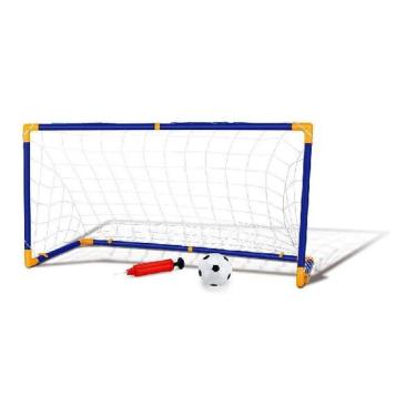 Imagem de Kit Jogo de Futebol Chute a GOL com Trave Grande DM TOYS DMT5075