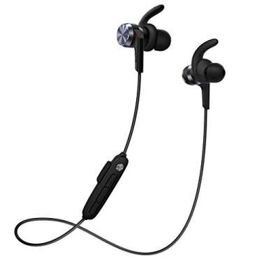 Imagem de 1MORE Fones de ouvido intra-auriculares iBFree sem fio com Bluetooth 4.2 AAC, IPX 6 à prova d'água, ajuste seguro, microfone em linha para esportes academia corrida - novo modelo preto