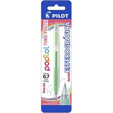 Imagem de Caneta Retrátil, Pilot, Pop'Lol, 0.7 mm, 1480028SMP24VD, Verde Pastel