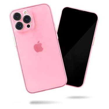 Imagem de SteepLab Capa super fina 2.0 para iPhone 13 Pro Max (2021, tela de 6,7 polegadas) - A capa de telefone ultrafina e minimalista (algodão doce rosa)
