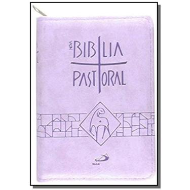 Imagem de Livro - Nova Biblia Pastoral - Bolso Ziper Lilas - Paulus