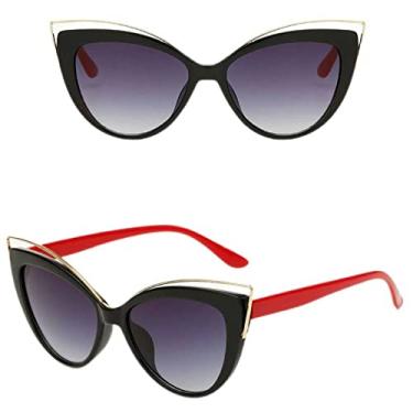 Imagem de Óculos de Sol Olho de Gato Feminino Moda Vintage Borboleta Espelho Óculos de Sol Feminino Estilo Retrô Verão Óculos de Metal Luxo, 3, China