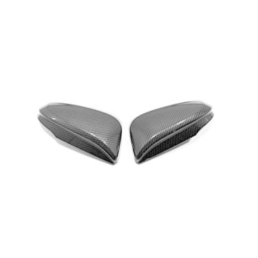 Imagem de GZBFTDH Protetor de cobertura de espelho de fibra de carbono para carro para Toyota Venza 2021 2022 Acessórios Chrome Auto Parts Door Retrovisor Mirror Cover Guard (C)