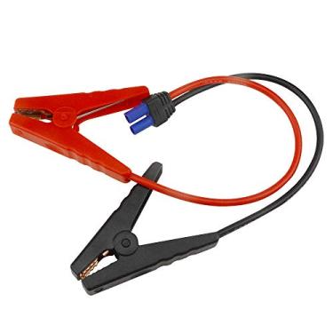 Imagem de WMYCONGCONG EC5 Cabo de pular com grampos de bateria 10 AWG clipes jacaré para cabo de extensão conector EC5 para bateria portátil de emergência