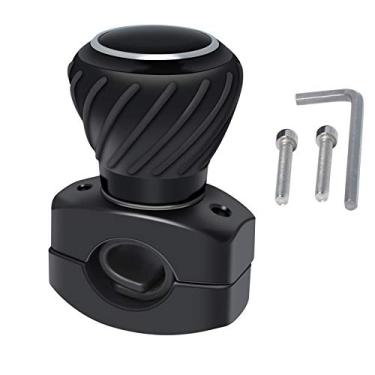 Imagem de TY26583 Puxador giratório para volante de tractor de luxo compatível com trator John Deere/Kubota, serve para todas as rodas de direção de até 3,8 cm de espessura, substitui para New Holland 73340101