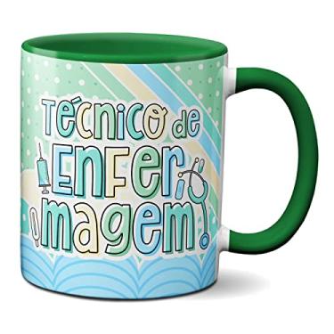 Imagem de Caneca Profissional Área Da Saúde Técnico de Enfermagem (Verde)