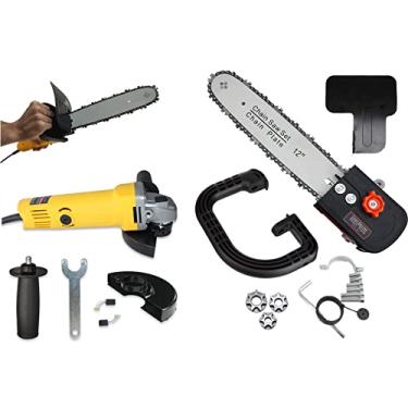 Imagem de Kit Completo Motosserra Adaptador + Lixadeira Esmerilhadeira 220v