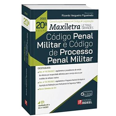 Imagem de Código Penal Militar e Código de Processo Penal Militar - Coleção Maxiletra