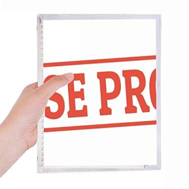 Imagem de Caderno vermelho chinês com selo de produto vermelho com estampa de folhas soltas diário recarregável artigos de papelaria