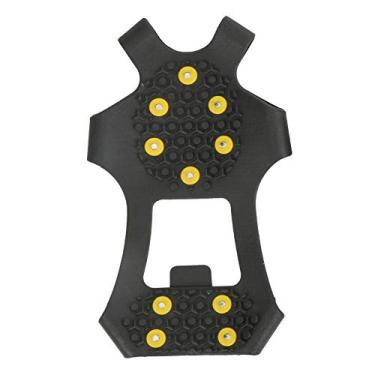 Imagem de Pegadores de gelo para neve, chuteiras leves de liga de zinco, 10 dentes, um par de sapatos para botas (tamanho GG (45-47 sapatos))