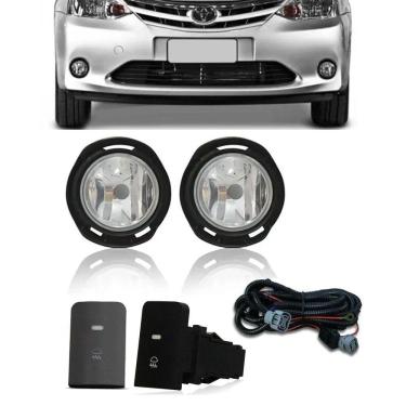 Imagem de Kit Farol de Milha Neblina Toyota Etios 2011 2012 2013 2014 2015 2016 2017 2018 2019 2020