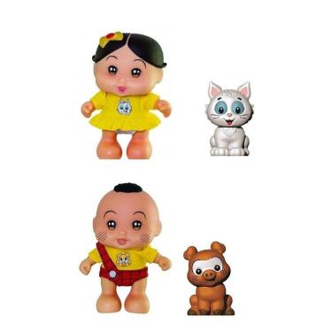 Imagem de Kit Boneca Magali Cascão Mingau Chovinista Vinil Adijomar