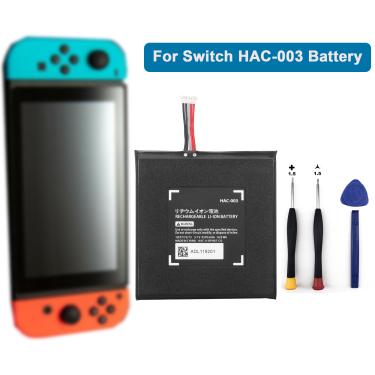 Imagem de 3.7v 4310mah HAC-003 bateria recarregável para nintend nitendo interruptor console controlador