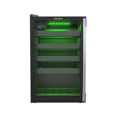 Imagem de Champanheira Venax 24 Garrafas Color Light Preto Porta Invertida 127V