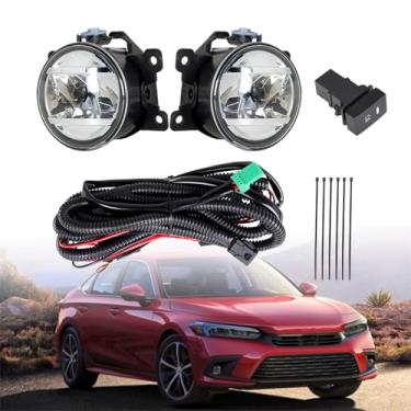 Imagem de labwork Substituição do conjunto de faróis de neblina para Honda Pilot Passport 2017-2021 com kit de fiação de interruptor