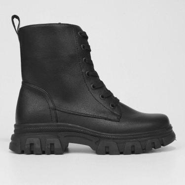 Imagem de Bota Feminina Mooncity Coturno Flat