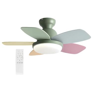 Imagem de Ventiladores De Teto Com Luzes, Ventilador De Teto Moderno Com Controle Remoto, Ventilador De Teto Com Motor Reversível, Silencioso (Color : Style 2, Size : 36in)