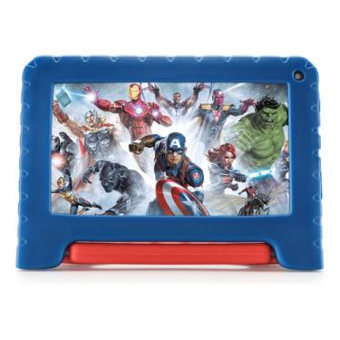 Imagem de Tablet Infantil Vingadores 4gb 64gb Azul Tela 7 Pol. Nb417  Nb417