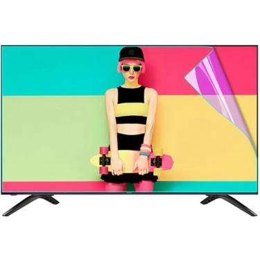 Imagem de Painel protetor de tela para TV com bloqueio de luz azul fosco para monitor de 32 a 75 polegadas, filme antirreflexo/antirriscos para Sharp, Sony, Samsung, Hisense, LG etc, 39 polegadas (856 x 478)