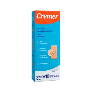 Imagem de Curativo Transparente com 10 Unidades, Cremer