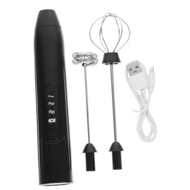 Imagem de Healifty Misturador Epóxi Batedor De Leite Portátil Espuma De Leite Batedor De Leite Recarregável Liquidificador Elétrico Batedeira De Bolo Portátil Bocal De Mão Bebidas Abdômen Automático