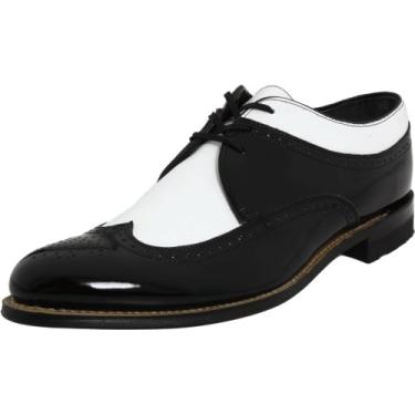 Imagem de STACY ADAMS Daystacy P masculino, Preto/branco, 41